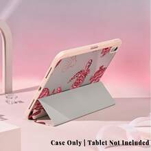 1个带笔槽的多角度磁吸支架保护套，支持自动休眠/唤醒功能，可爱平板电脑保护套，兼容Pro/Air/三星Galaxy A9/S9/S7/S10+/小米Pad/5/6/7 - 彩色 - 查看 7