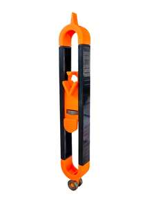 [Precisión confiable] Juego de herramientas de carpintería de precisión con mecanismo de bloqueo - Regla de marcado de curva y contorno irregular ajustable, plástico/metal duradero, para proyectos DIY precisos, herramientas y accesorios de carpintería - Multicolor - Ver 13