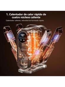 Secador de zapatos inteligente con 6 cabezales para EE. UU.: ligero y portátil, fácil almacenamiento, secado rápido, calentamiento uniforme, gran capacidad para sequir por lotes Secador Eléctrico Y Secador De Zapatos Portátil Con Uv Ozono Marrón Claro Secador Eléctrico Y Secador De Zapatos Portátil Con Uv Ozono Marrón Claro - Tipo de Enchufe A USA (110-127V) - Ver 3