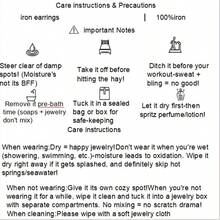 1 Pair Elegant Teardrop Flower Stud Earrings, Suitable For Daily, Party And Vacation Outfits - White - View 6