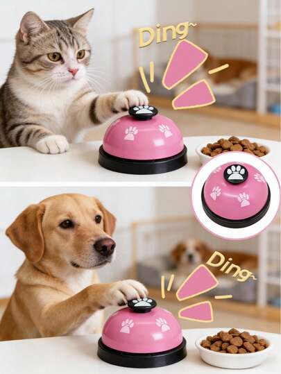 1pc Pet Training Bell, Dog Doorbell, For Potty Training, Going Out To Relieve Themselves, Communication, Dog Agility Interactive Toy