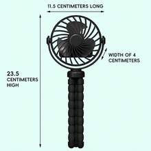 OBOVAY 360° Rotating 8-Blade Design Baby Stroller Clip-On Handheld Electric Fan, 500mAh Rechargeable, Suitable For Home, Office And Travel - Multiple Styles - View 7