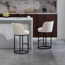 Barstools - Beige + Linen - View 8