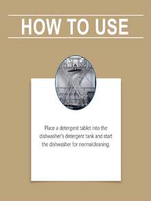 jakehoe 洗衣机清洁片，温和去除滚筒洗衣机污渍和水垢，制冰机除垢片，洗碗机清洁片，多用途除油亮洁清洁片，家用清洁套装，清洁卫生，快速高效 - 固體 - 查看 10