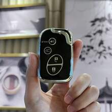 Móc khóa kèm dây đeo cho Lexus GX460, RX350, ES350, IS250, GX460, LX570, IS350, GS430, GS300, GS450h - E-type thông minh 4 nút - Xem 3