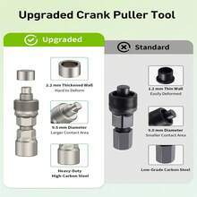 Bicycle Crank Puller Set For Square Taper Spline Crank Arms Steel Construction Multi Compatible - Multicolor - View 6