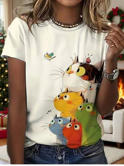 camiseta feminina casual ela blusa feminina promoção blusinha estampa floral blusas femininas casual vintage blusa feminina algodão gola redonda todas estações t-shirt feminina promoção universidade looks old money camisetas femininas estilosas streetwear feminino blusa basica feminina casual