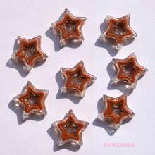 20pcs Transparent Multi-Color Pentagram Shaped Beads For Bracelet, Necklace DIY Jewelry Making, Suitable For Summer, School - Multicolor - View 22