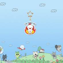 亚克力双面卡通钥匙扣吊坠 - 彩色 - 查看 4