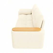 Sofas & Couches - Beige + Teddy + 2 Seat - View 11
