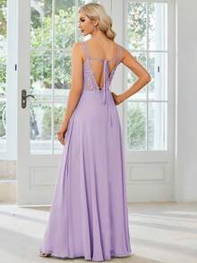 Bridesmaid Dresses - Mauve Purple - View 4
