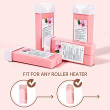 Double-Sided Wax Strips, Suitable For Bikini Line, Brazilian Waxing, Unisex, Can Be Used On Face, Arms, Legs, Back, Armpits, Rose Scented, Suitable For Multiple Skin Tones - Pink - View 10