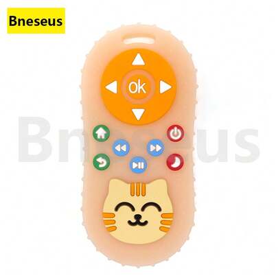 1 pieza Nuevo juguete de dentición para bebé 2026, juguete de dentición de silicona con diseño de gato de dibujos animados, adecuado para niños y niñas de 6 a 24 meses, regalo ideal para el Ramadán y el Eid al-Fitr