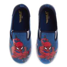 Marvel City Guardian Spider-Man Boys' Slip-On Canvas Shoes (Toddlers/Little Kids) - Màu xanh hải quân - Xem 1