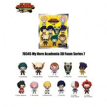 Crunchyroll 我的英雄学院官方授权盲盒动漫人物钥匙扣绿谷出久爆豪 Ochaco Uraraka Tsuyu Asui Minoru Mineta 背包装饰 1 件 - 彩色 - 查看 5