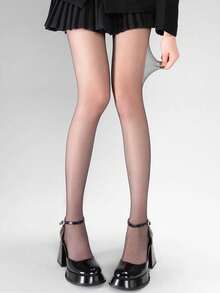 1 件装女士连裤袜 - 纯黑色，纯净性感，轻薄透气 - 彩色 - 查看 11
