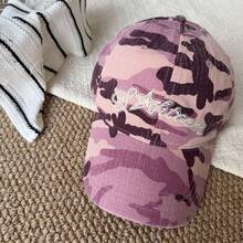 新款迷彩星形刺绣街头风棒球帽，户外徒步露营防晒男女通用可调节后扣帽 - 迷彩星星棒球帽 - 查看 7