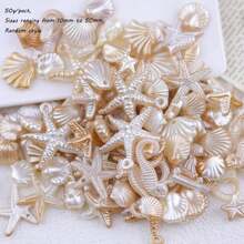 Gradient Baroque Mixed Ocean Series Handmade Flowers DIY Phone Case Headwear Hair Clip Accessories Materials - Multicolor - View 6