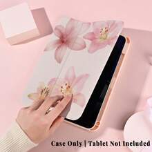 1个带笔槽的多角度磁吸支架保护套，支持自动休眠/唤醒功能，可爱平板电脑保护套，兼容Pro/Air/三星Galaxy A9/S9/S7/S10+/小米Pad/5/6/7 - 彩色 - 查看 6