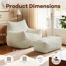 Poufs - Beige - Voir 7