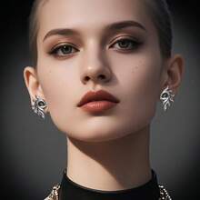 2件装新款朋克花朵耳扩耳钉 316不锈钢耳洞扩张器穿刺饰品 女士优雅耳环 情人节礼物 - round-2 - 查看 6