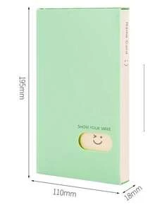 120-Slot Instant Camera Card Collection Album, Smile Design, High Capacity Scrapbook For Postcards, Greeting Cards, Small Cards - Single Piece - View 7