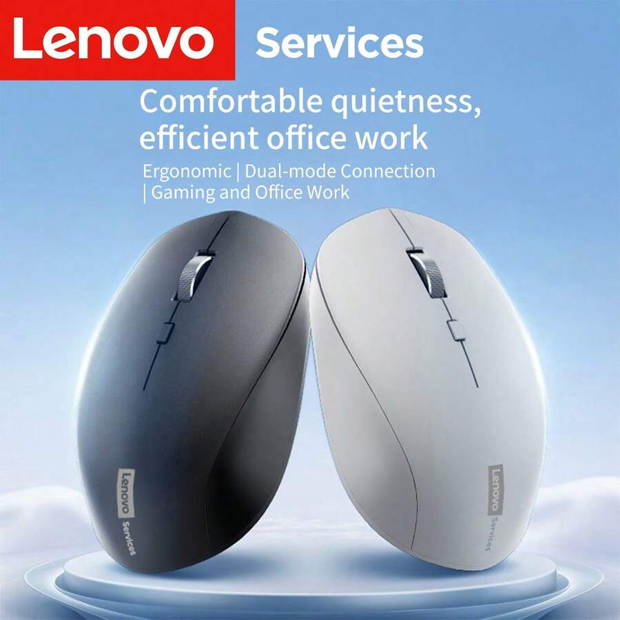 Wireless Mouse, Lightweight And Agile Mini Mouse, Business Office Silent Mouse, Ergonomic Design, Compatible With Multiple Platforms, Powered By 1.5V Battery (Battery Not Included) - White - View 1