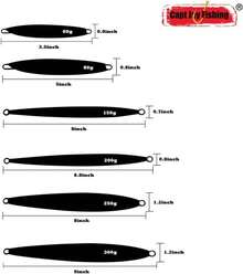 Señuelos de Jigging Vertical para Pesca Lenta, Anzuelos de Velocidad para Cabeceo, Señuelos Artificiales para Agua Salada y Dulce - 60g-5pcs-Colección 2 - Ver 8