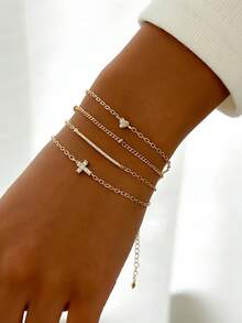 Multi-Style Bohemian Beach Beaded Necklaces – Stackable & Single Wear Options, Mix-And-Match Design, Versatile For Daily Outfits & Beach Parties, Quality Crafted Comfortable Jewelry, Perfect Gift Choice - Vàng - Xem 2