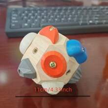 1件创意独特手工抱石攀爬游戏玩具 - 彩色 - 查看 3