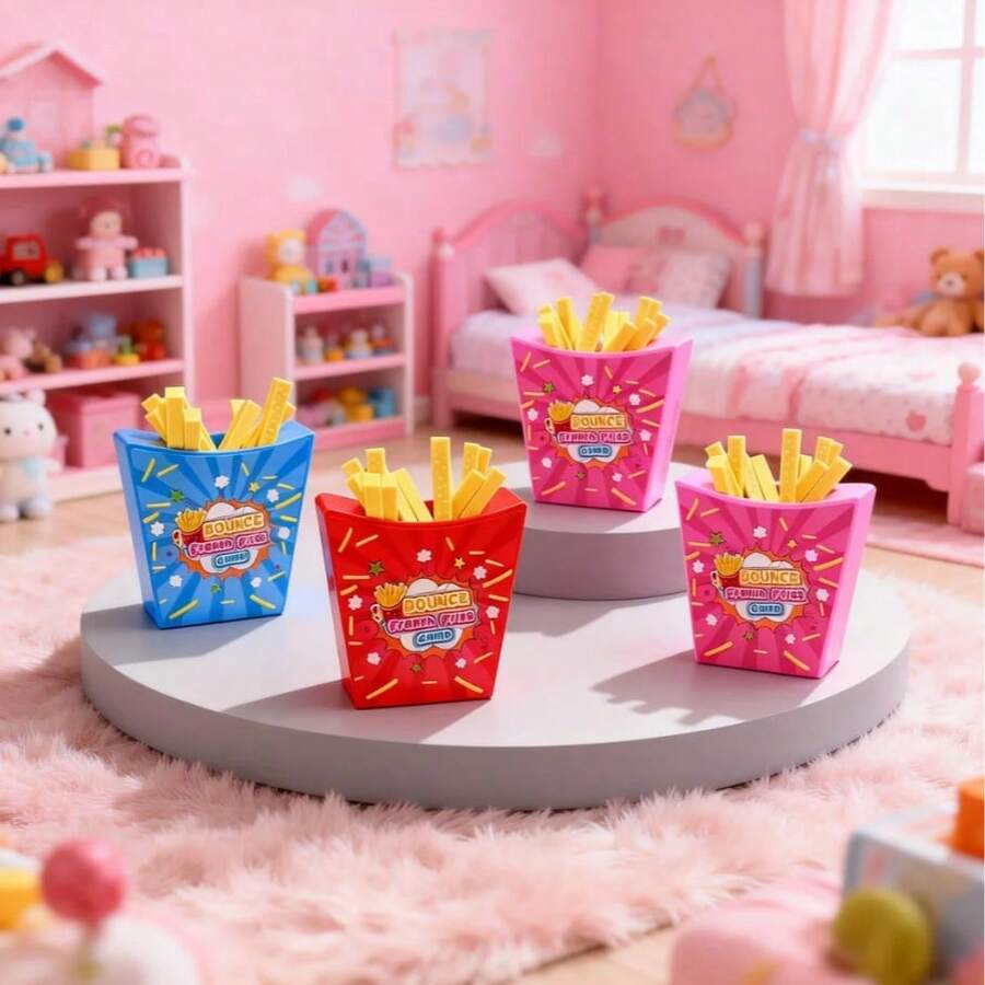 Teenage Surprise Prank Potato Chip Toy, Fun Party Board Game, Jumping Potato Chip Desk Game, Interactive Party Festival Stress Relief Toy, Office Desk Stress Relief Collectible