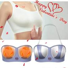 Masajeador eléctrico inteligente de temperatura constante y vibración para masaje de senos, recargable y multifuncional - para uso doméstico, sujetador deportivo. - Multicolor - Ver 3