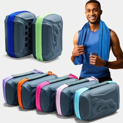 Temperature Sensing Sports Towel | Quick-Drying, Hypoallergenic Polyester Material, Suitable For Outdoor Camping And Running, Machine Washable