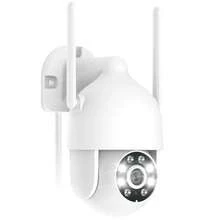 Dome Surveillance Camera WLAN For Surveillance Camera Set, Two-Way Audio And 360 Degree Swivel, Replacement Camera - White - View 10