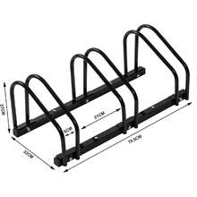 [Envíos locales] Soporte de Bicicleta de 3 Pisos Ajustable, Rack Multinivel para Bicicletas de Montaña y Carretera, Portabicicletas Estable para Almacenamiento en Garaje y Hogar - 1 - Ver 2