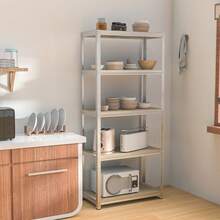 7Sevenjokers 180cm Heavy Duty Boltless Shelving Unit, Adjustable Industrial Rack For Garage Workshop Kitchen, Silver - Silver - View 8