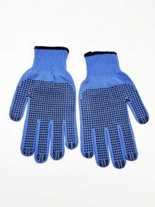 4/1 Pair Thick Hairstyling Silicone Dotted Curling Iron, Crimping Clamp, Straightener With Heat Resistant Gloves - Multicolor - View 11