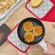 2pcs/4pcs/6pcs Set Kitchen Trivet Mats, Heat Resistant Insulation Pads, Cooking And Baking Trivets, Countertop, Oven Rack Liners, Kitchen Trivet Set, Used As Hot Dish, Hot Pot And Pan, Cast Iron Cookware Trivet. Protect Countertop From Scratches, Utensils Placed Under Heavy Cast Iron Sets. - Red - View 2