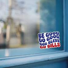 1PC Go Bills Football Sticker, Be Good Do Good Laptop Decal, Sports Fan Vinyl, Buffalo Gift, Waterproof Peel & Stick Water Bottle Sticker, Retro Tumbler Decal, Trending Football Notebook Vinyl, Perfect Gift For Bills Fans, Cute Blue Red Car Sticker, Easy Apply Funny Laptop Accessory, God Bless Water Bottle Decal, Vinyl Computer Sticker, Sassy Sports Notebook Decor, Go Bills Tumbler Sticker, Football Fan Car Decal - S1924 - View 10