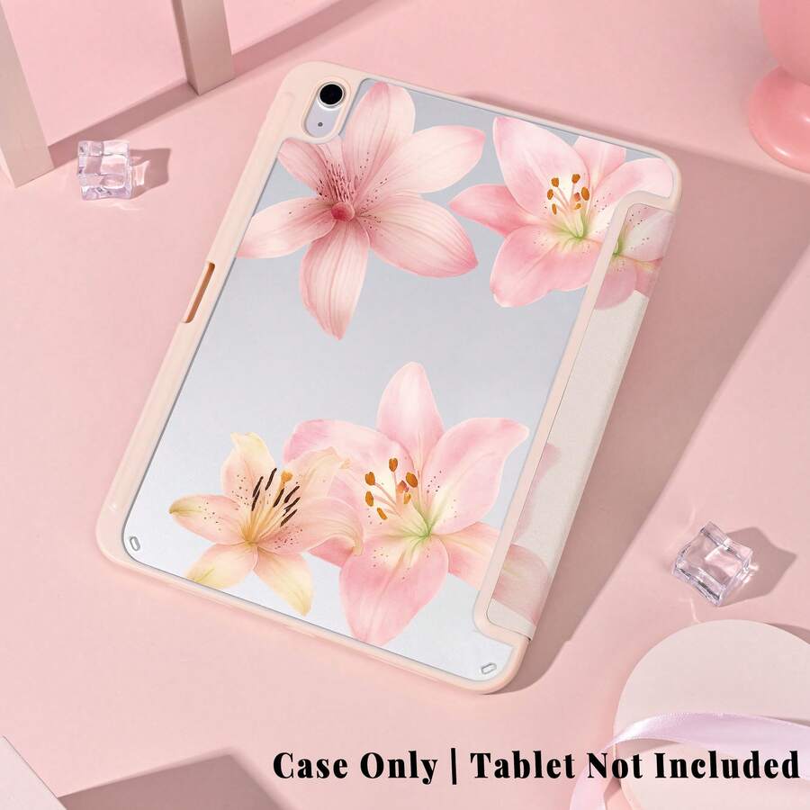 1pc Protective Cover With Pen Slot Multi-Angle Magnetic Stand Cover With Auto Sleep/Wake,Kawaii Tablet Case Compatible With Pro/Air/Compatible With Samsung Galaxy A9/S9/S7/S10+/Compatible With XIAOMI Pad/5/6/7 - Multicolor - View 1