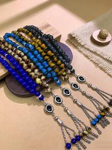 1串33颗10毫米念珠，穆斯林祈祷念珠 - 彩色 - 查看 2