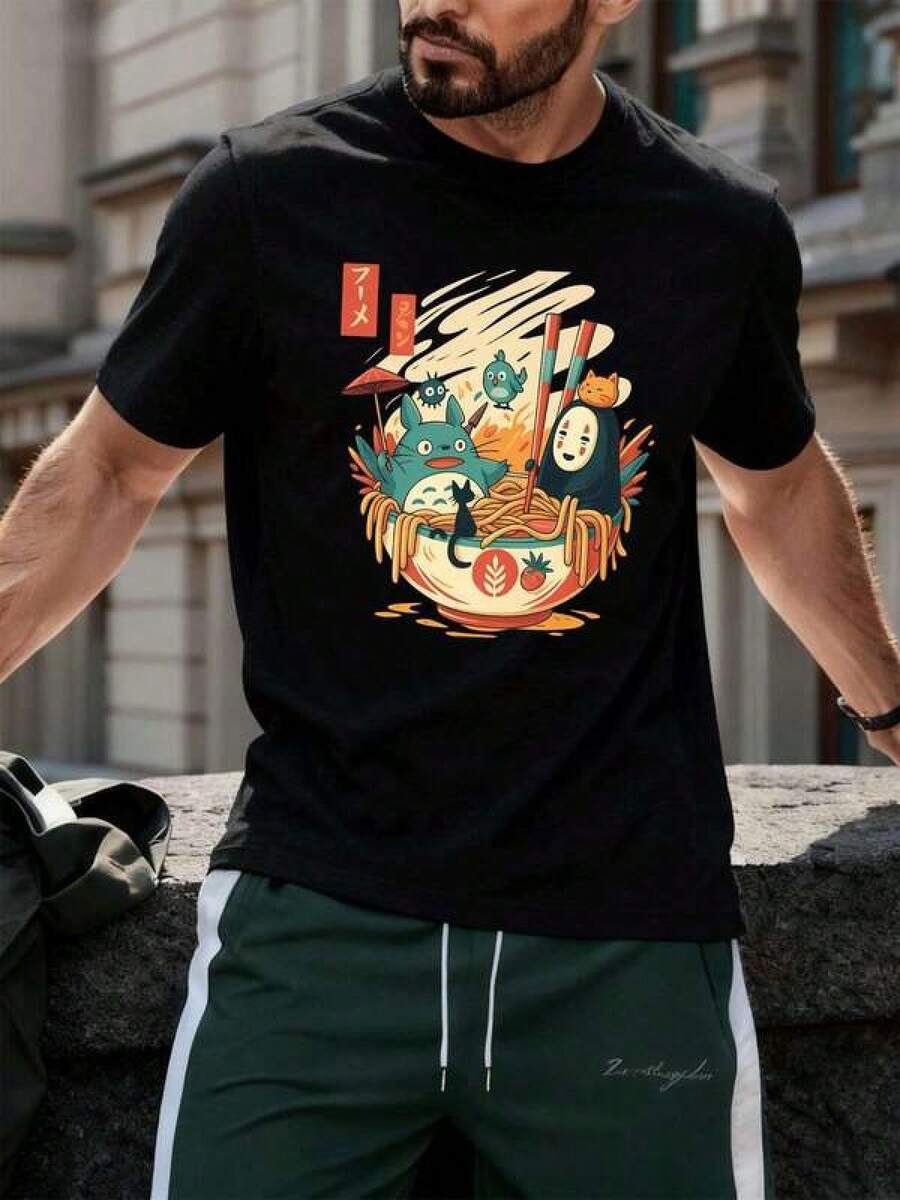 Magliette da uomo - nero - Visualizzare 1