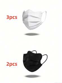 5pcs/20pcs/30pcs/50pcs Disposable 4-Season 3-Ply Breathable Dust-Proof Masks, Individually Packaged, Suitable For Daily Use, Travel And Gatherings, Unisex Design - Multiple Styles - View 11