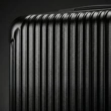 20-Inch ABS Hard-Shell Carry-On Suitcase, Silent Swivel Wheels For 360° Rotation, Patchwork Pattern For Durability And Impact Resistance – The Best Choice For Business Trips Or Travel. Black. Luggage Suitcase Trolley Suitcase Travel Luggage Suitcases Travel Luggage Suitcase Bag Durable Large Capacity Luggage With Wheels Cruise Essentials Travel Essentials Holiday Essentials Vacation Essentials - Black - View 4