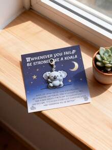 5张可爱考拉礼品卡,附赠小配件(或钥匙扣)。这款创意男士礼品套装包含印有鼓励、安慰或个性化信息的卡片,可作为个性化礼物赠送,并提供快速配送服务。适合作为送给阿姨、妈妈、男朋友、同事和保姆的生日礼物。 - 藍色 - 查看 12