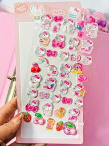 Cute Cartoon 3D Bubble Stickers, Kawaii Stickers For DIY Scrapbooking, Notebook, Laptop, Phone, Toys, Gifts - Multicolor - View 9