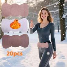 6/20/30pcs/Pack Body Heating Patches, Provide Warmth For Buttocks, Thighs And Abdomen - Easy To Use Heating Patches, Lightweight And Practical For Home, Gym And Office - Similar To Natural Body Warmth - Redwood - View 13