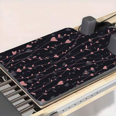 1pc 39*22inch Yoga Mat, Vine Dance Pattern, Non-Slip Thick Fitness Mat, Home/Professional Beginner Yoga/Pilates Exercise Mat, Multiple Styles Available