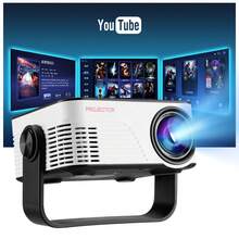 2026 Latest Transparent USB Mini Projector, Native 480P Full HD LED Video Projector, Manual Keystone Correction, Portable Outdoor Home Cinema Projector, Support AV For Camping, Movie Night And Home Entertainment - Black and White - View 1