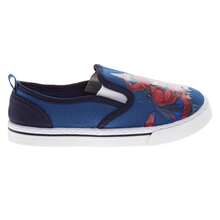 Marvel City Guardian Spider-Man Boys' Slip-On Canvas Shoes (Toddlers/Little Kids) - Màu xanh hải quân - Xem 2